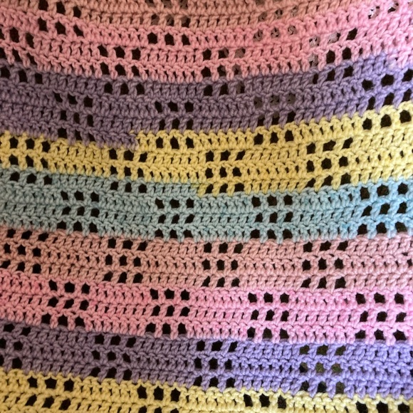 Handmade Crochet Baby Blanket - Picture 5 of 9